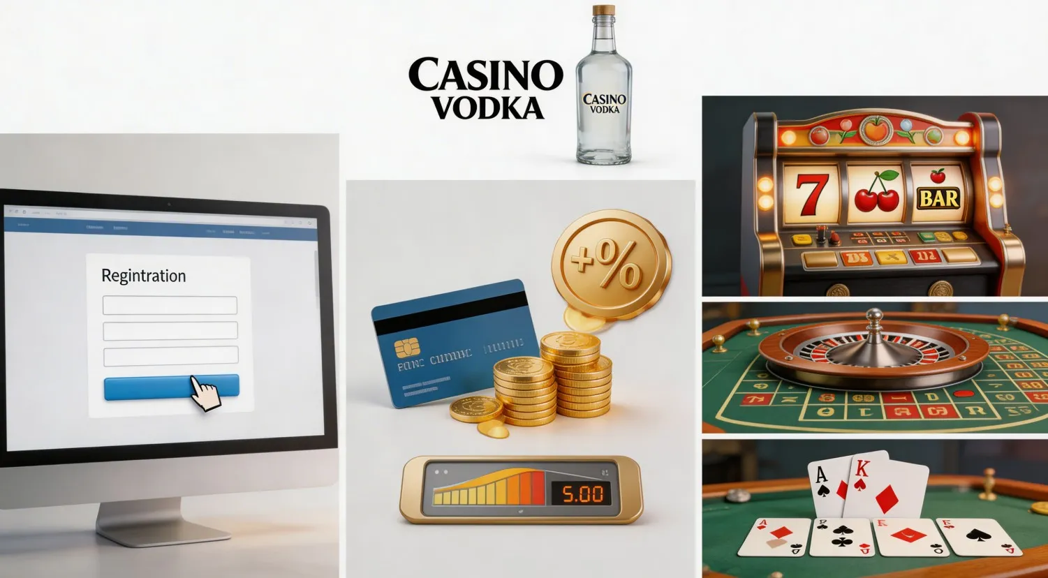 Регистрация в Casino Vodka 2026: бонусы, игры и выплаты